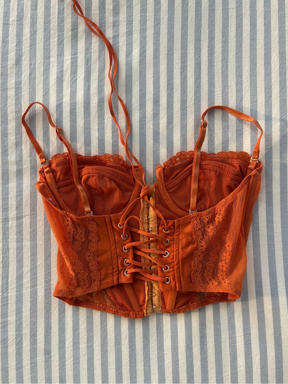 Edikted orange corset top - Picture 3 of 3